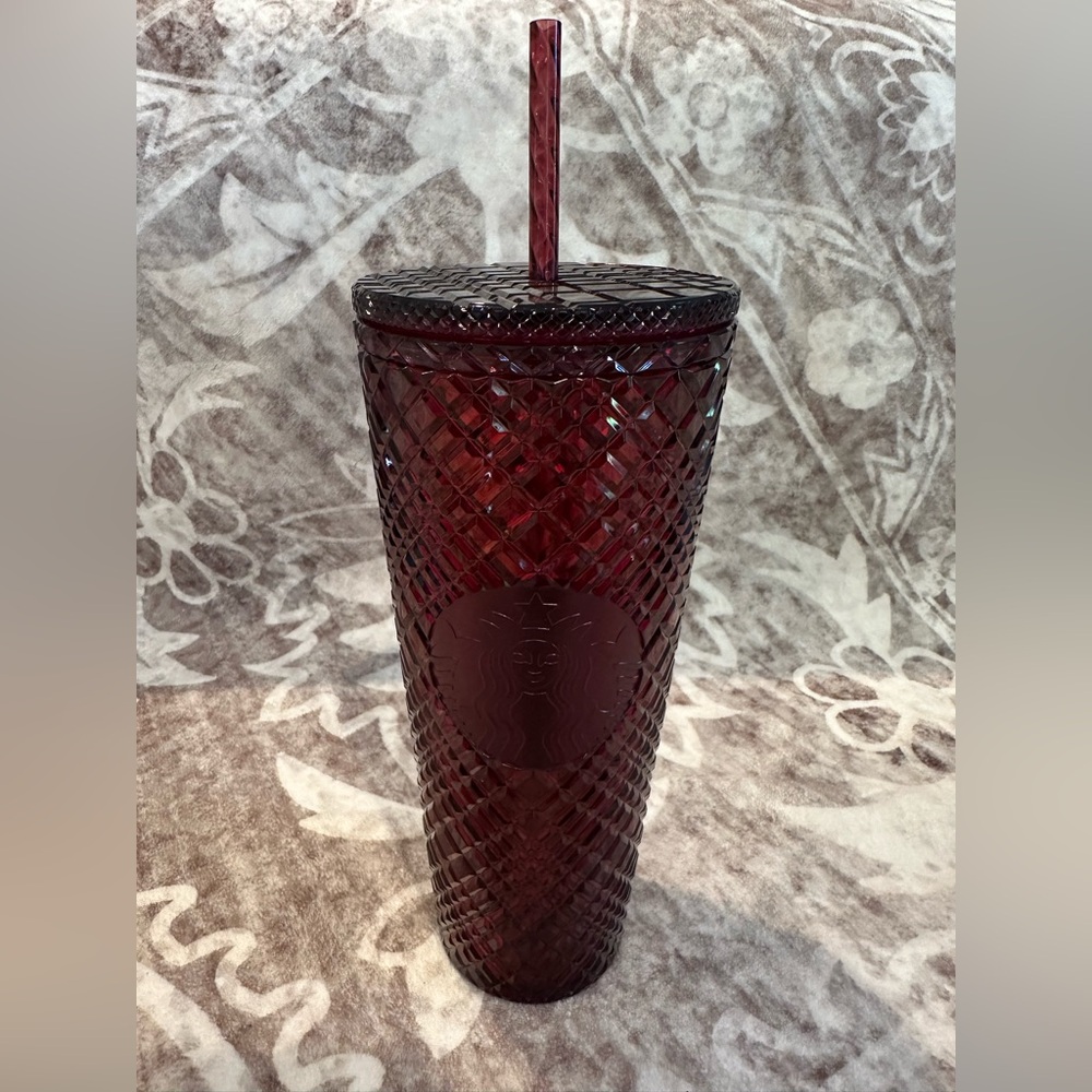 Starbucks Holiday 2021 ♦️ Red Jeweled Tumbler